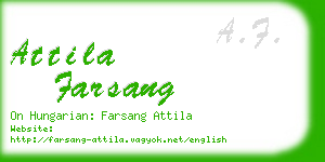 attila farsang business card